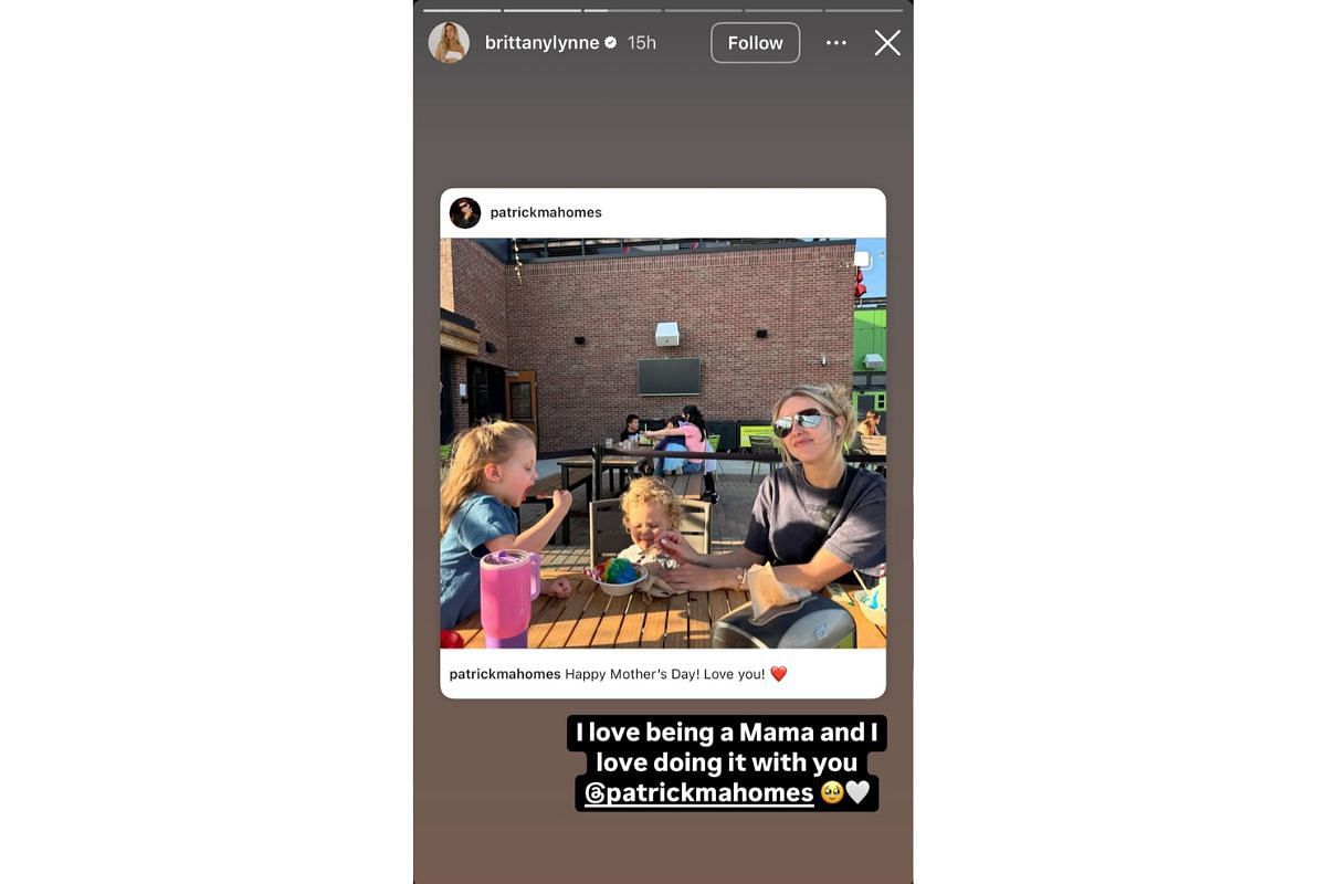 Patrick's wife Brittany captures her two toddlers stepping into big-sibling role in adorable new portrait, Instagram